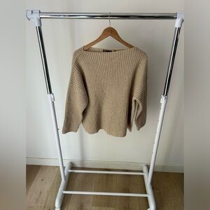 NWOT Vince.‎ Wool + Yak Beige Knit Top Size Large